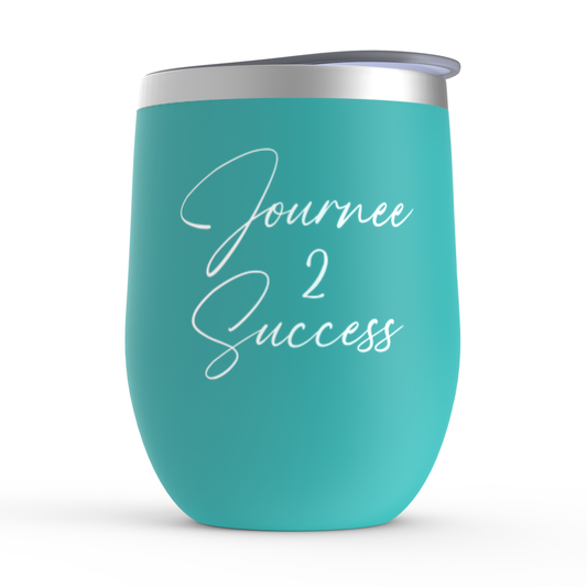 Journee 2 Success fancy Letters Tumbler